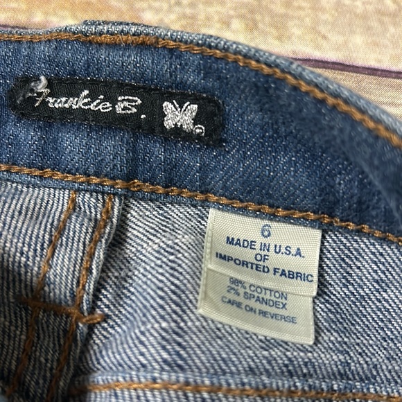 🌟VINTAGE🌟 rare find Frankie b jeans size 6 women’s flair - Picture 6 of 6